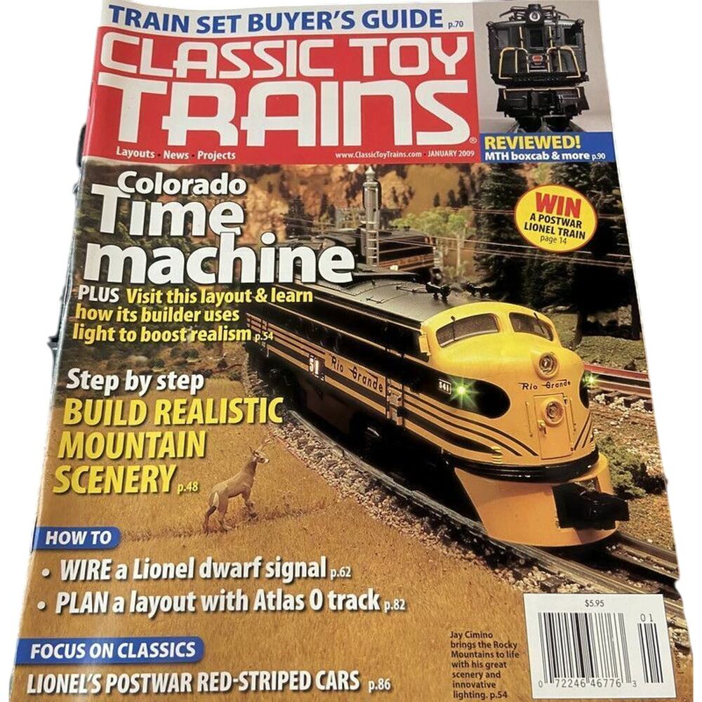 Classic Toy Trains January 2009 Colorado Time Machine Train Set Buyers Guide